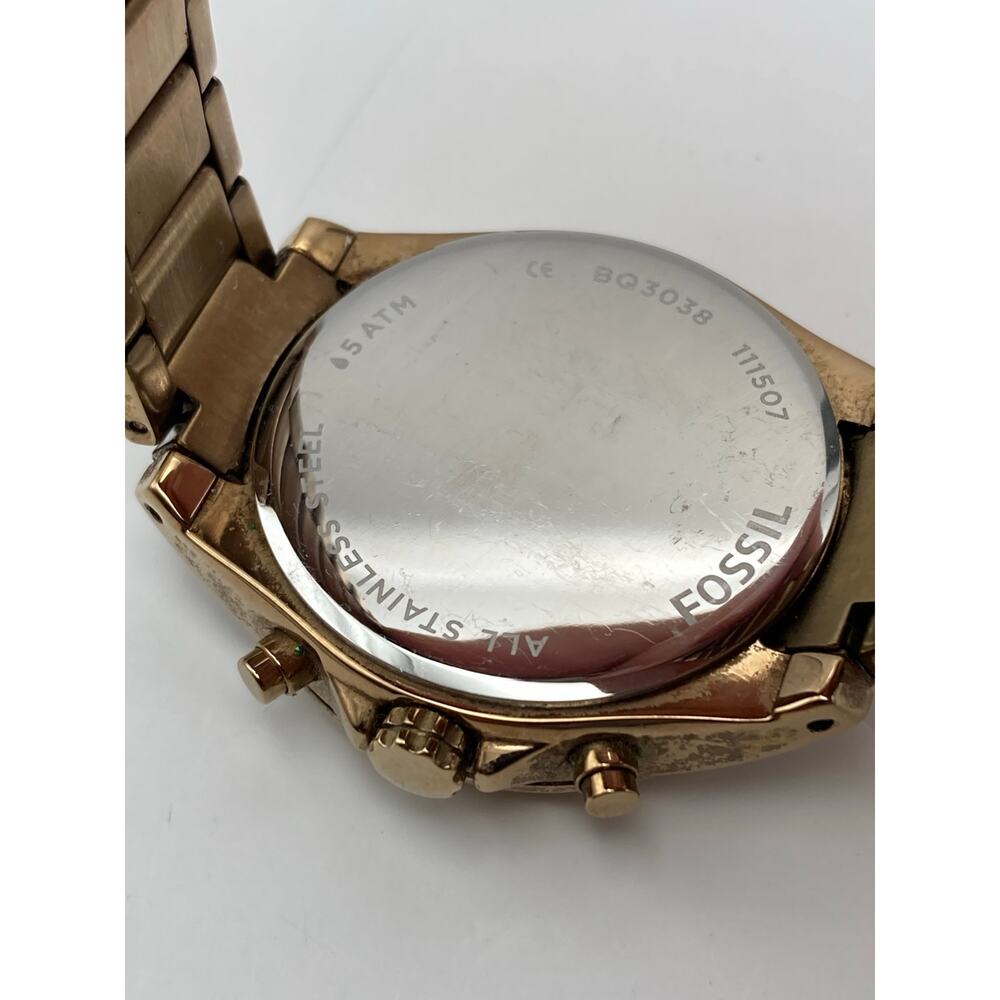 Fossil Modern Courier Chronograph Women's Watch 36mm - New Battery Wrist 5.5" WR - Picture 8 of 10